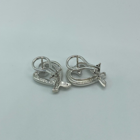 Tiffany & Co. Vintage Large Paloma Picasso Loving Heart Earrings - Picture 9 of 16